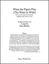 When the Pipers Play (The Water Is Wide) Concert Band sheet music cover